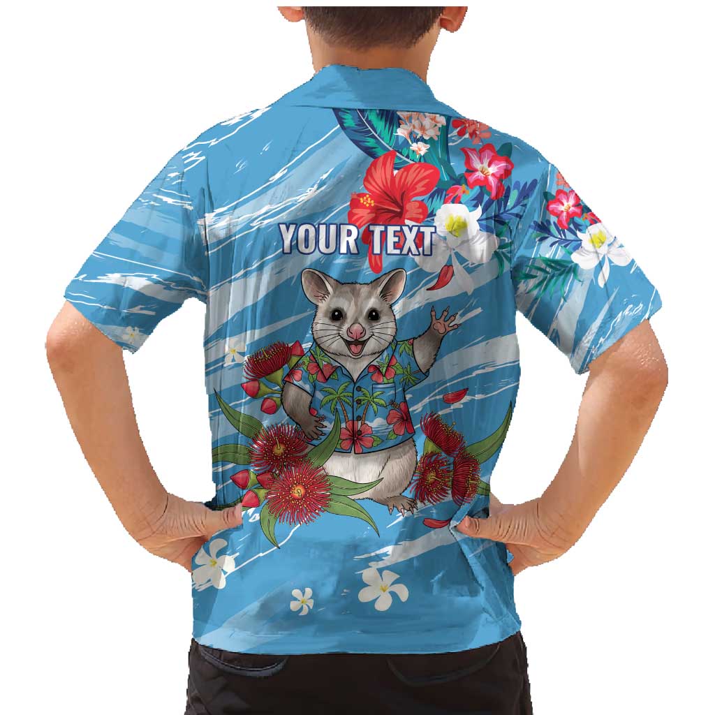 Australian Possum Eucalyptus Blossom Family Matching Mermaid Dress and Hawaiian Shirt Christmas Vibe - Aussie Hoodie