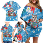 Australian Possum Eucalyptus Blossom Family Matching Off Shoulder Short Dress and Hawaiian Shirt Christmas Vibe - Aussie Hoodie