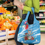 Australian Possum Eucalyptus Blossom Grocery Bag Christmas Vibe - Aussie Hoodie