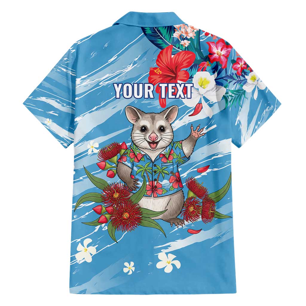 Australian Possum Eucalyptus Blossom Hawaiian Shirt Christmas Vibe - Aussie Hoodie
