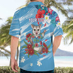 Australian Possum Eucalyptus Blossom Hawaiian Shirt Christmas Vibe - Aussie Hoodie