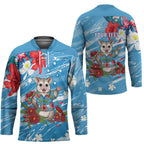 Australian Possum Eucalyptus Blossom Hockey Jersey Christmas Vibe - Aussie Hoodie