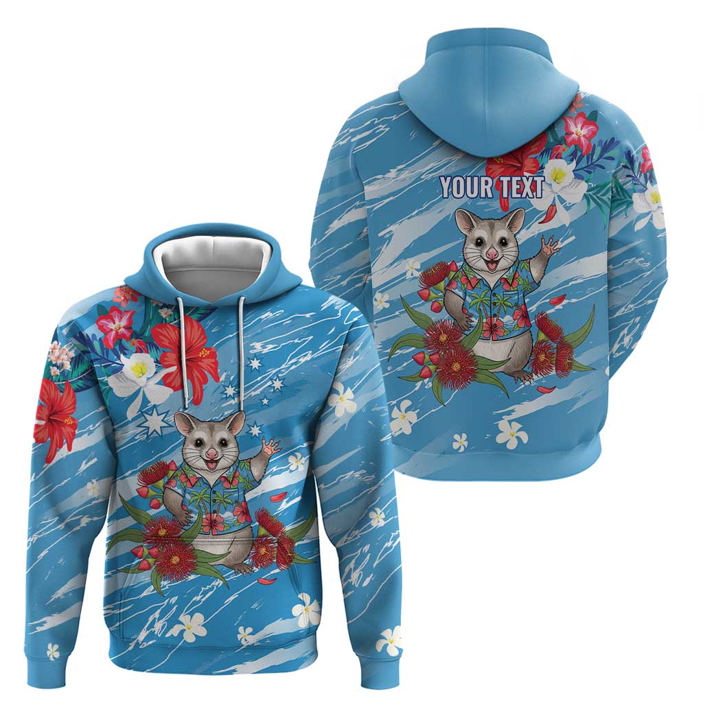 Australian Possum Eucalyptus Blossom Hoodie Christmas Vibe - Aussie Hoodie