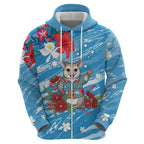 Australian Possum Eucalyptus Blossom Hoodie Christmas Vibe - Aussie Hoodie