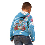 Australian Possum Eucalyptus Blossom Kid Hoodie Christmas Vibe - Aussie Hoodie