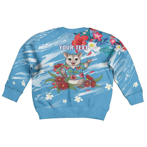 Australian Possum Eucalyptus Blossom Kid Ugly Christmas Sweater Christmas Vibe - Aussie Hoodie