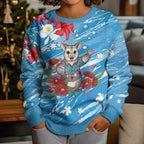 Australian Possum Eucalyptus Blossom Kid Ugly Christmas Sweater Christmas Vibe - Aussie Hoodie