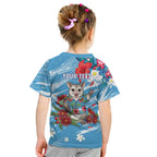 Australian Possum Eucalyptus Blossom Kid T Shirt Christmas Vibe - Aussie Hoodie