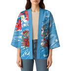 Australian Possum Eucalyptus Blossom Kimono Christmas Vibe - Aussie Hoodie