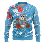 Australian Possum Eucalyptus Blossom Ugly Christmas Sweater Christmas Vibe - Aussie Hoodie