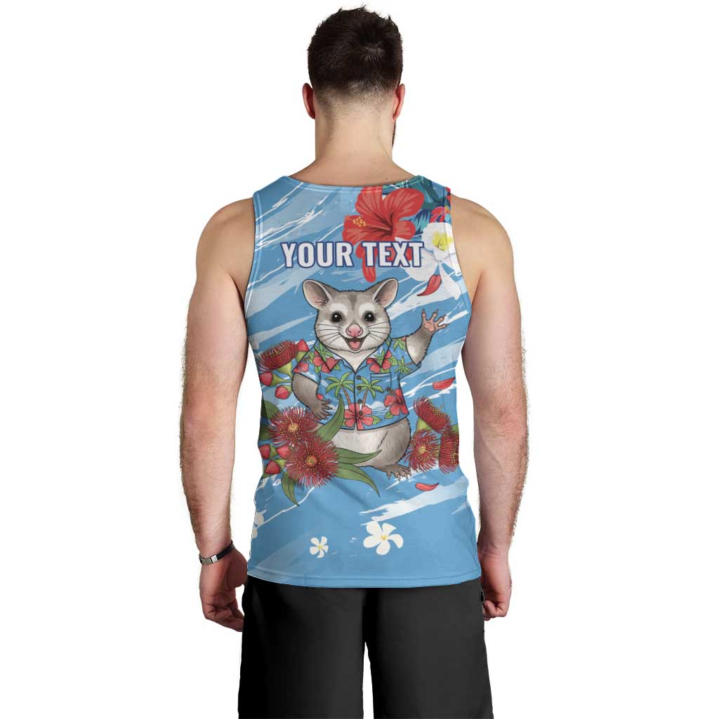 Australian Possum Eucalyptus Blossom Men Tank Top Christmas Vibe - Aussie Hoodie