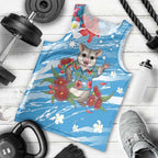 Australian Possum Eucalyptus Blossom Men Tank Top Christmas Vibe - Aussie Hoodie