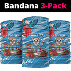 Australian Possum Eucalyptus Blossom Neck Gaiter Christmas Vibe - Aussie Hoodie