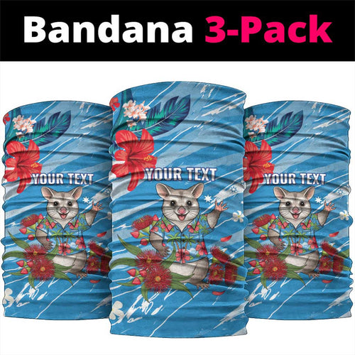 Australian Possum Eucalyptus Blossom Neck Gaiter Christmas Vibe - Aussie Hoodie
