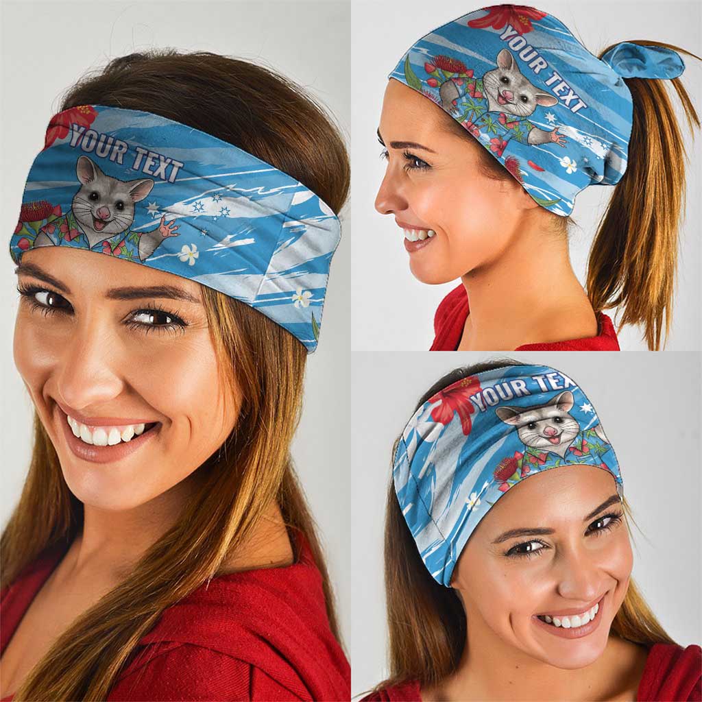 Australian Possum Eucalyptus Blossom Neck Gaiter Christmas Vibe - Aussie Hoodie