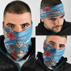 Australian Possum Eucalyptus Blossom Neck Gaiter Christmas Vibe - Aussie Hoodie