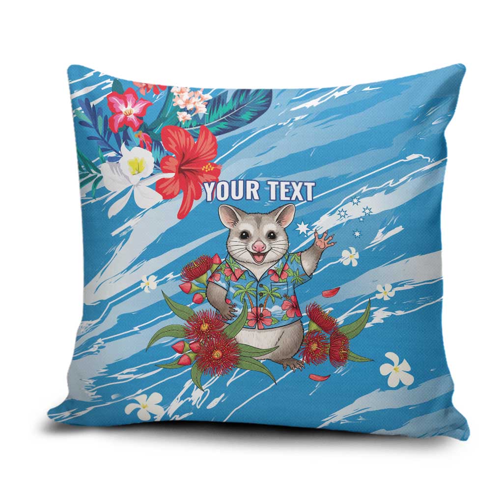 Australian Possum Eucalyptus Blossom Pillow Cover Christmas Vibe - Aussie Hoodie