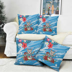 Australian Possum Eucalyptus Blossom Pillow Cover Christmas Vibe - Aussie Hoodie