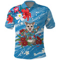 Australian Possum Eucalyptus Blossom Polo Shirt Christmas Vibe - Aussie Hoodie