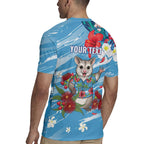 Australian Possum Eucalyptus Blossom Rugby Jersey Christmas Vibe - Aussie Hoodie