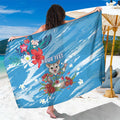 Australian Possum Eucalyptus Blossom Sarong Christmas Vibe - Aussie Hoodie