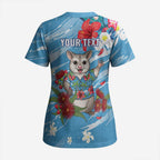 Australian Possum Eucalyptus Blossom Scrub Top Christmas Vibe - Aussie Hoodie
