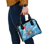 Australian Possum Eucalyptus Blossom Shoulder Handbag Christmas Vibe - Aussie Hoodie