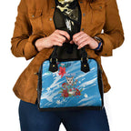 Australian Possum Eucalyptus Blossom Shoulder Handbag Christmas Vibe - Aussie Hoodie
