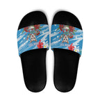 Australian Possum Eucalyptus Blossom Slide Sandals Christmas Vibe - Aussie Hoodie