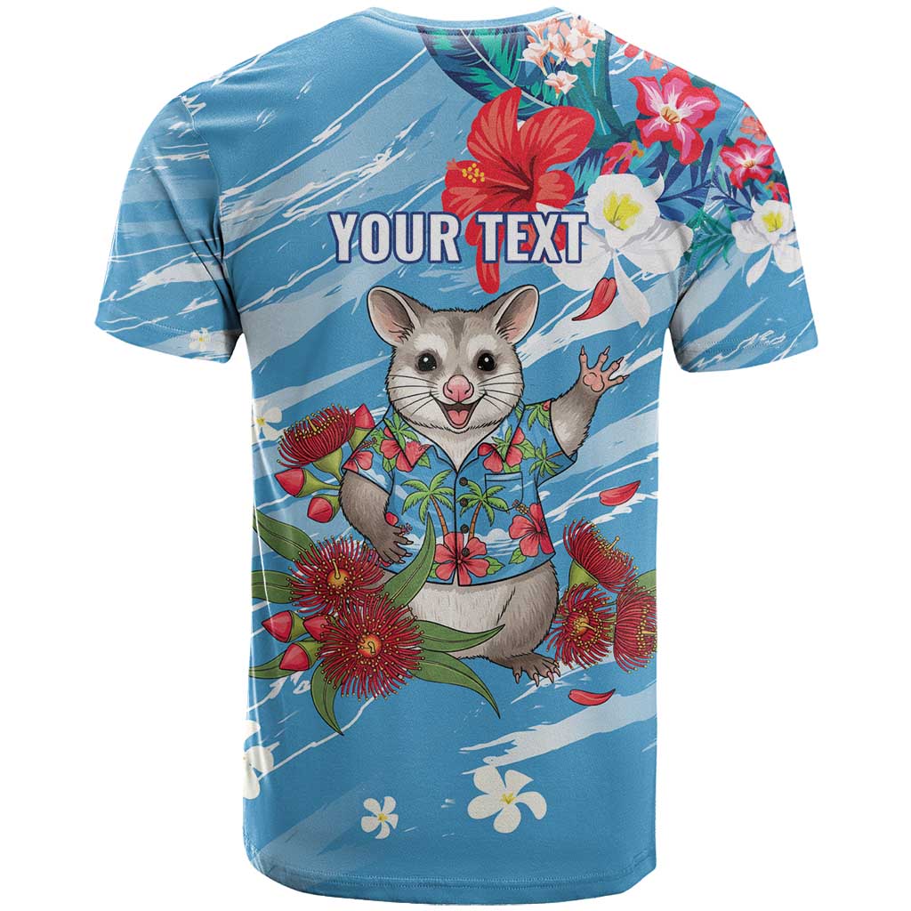 Australian Possum Eucalyptus Blossom T Shirt Christmas Vibe - Aussie Hoodie