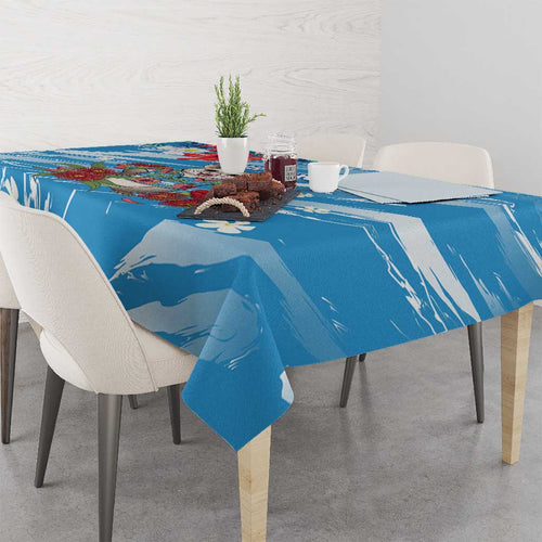 Australian Possum Eucalyptus Blossom Tablecloth Christmas Vibe - Aussie Hoodie