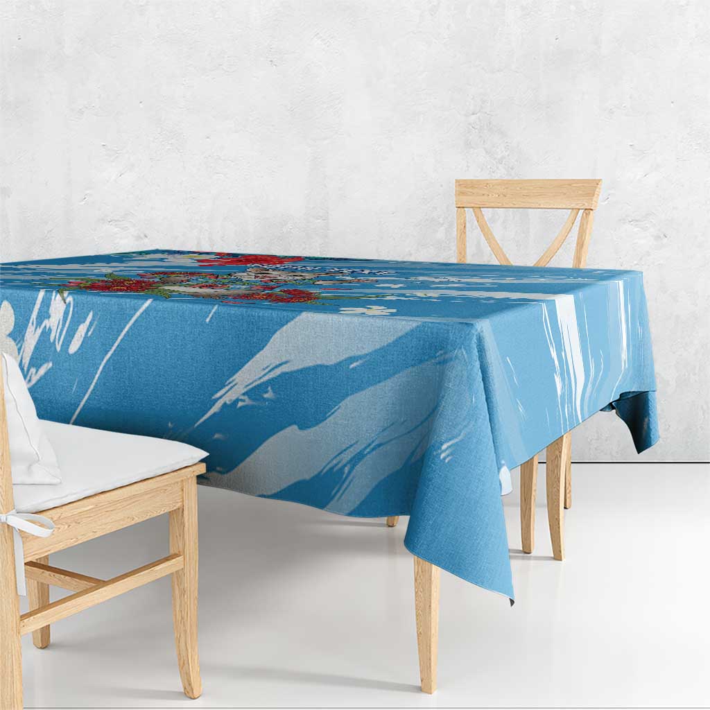 Australian Possum Eucalyptus Blossom Tablecloth Christmas Vibe - Aussie Hoodie