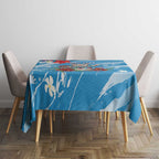 Australian Possum Eucalyptus Blossom Tablecloth Christmas Vibe - Aussie Hoodie