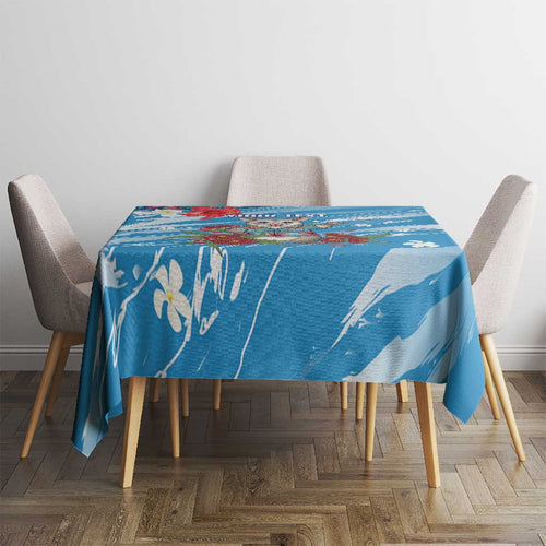 Australian Possum Eucalyptus Blossom Tablecloth Christmas Vibe - Aussie Hoodie