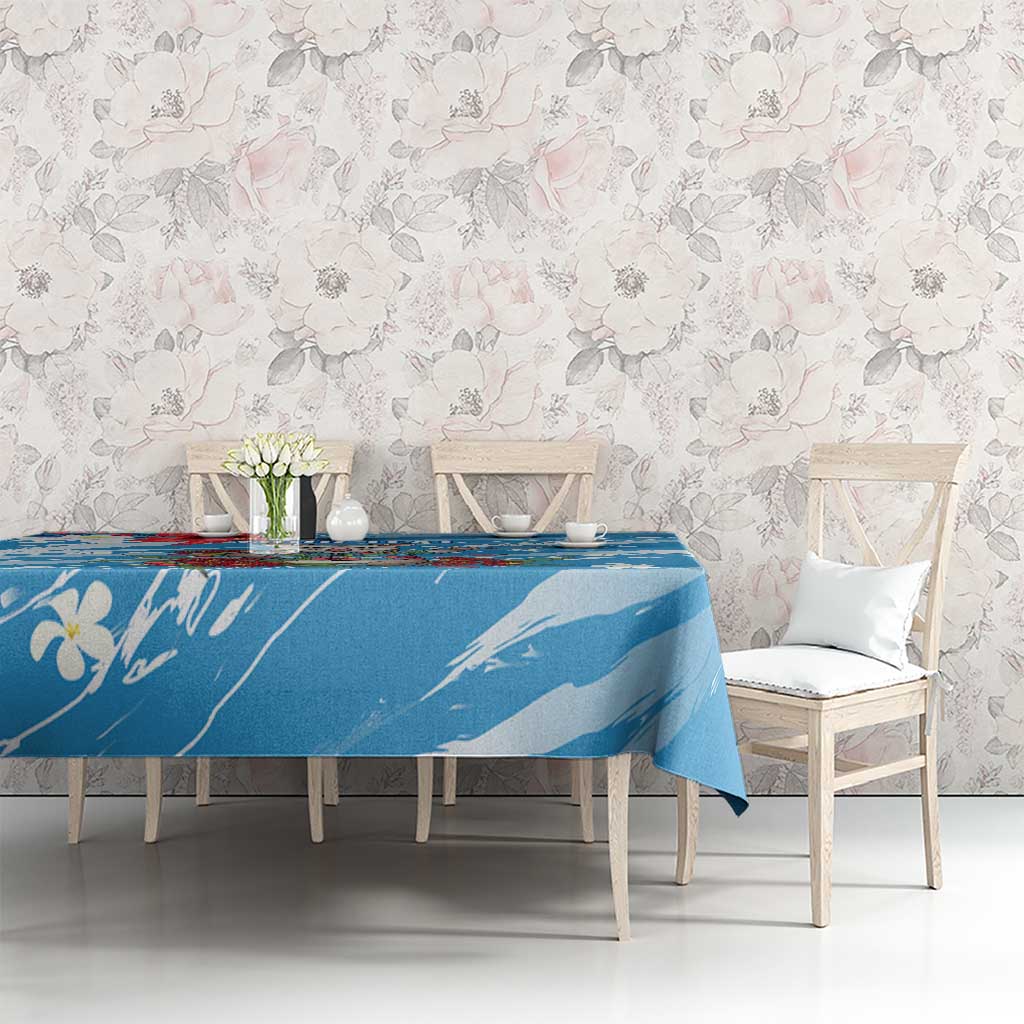 Australian Possum Eucalyptus Blossom Tablecloth Christmas Vibe - Aussie Hoodie