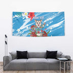 Australian Possum Eucalyptus Blossom Tapestry Christmas Vibe - Aussie Hoodie