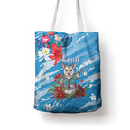 Australian Possum Eucalyptus Blossom Tote Bag Christmas Vibe - Aussie Hoodie