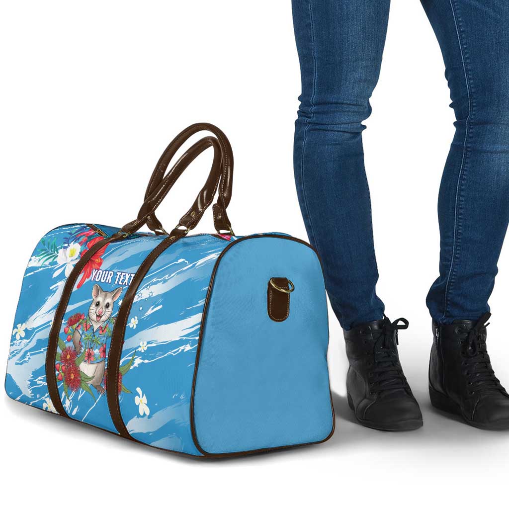 Australian Possum Eucalyptus Blossom Travel Bag Christmas Vibe - Aussie Hoodie