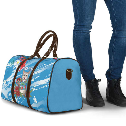 Australian Possum Eucalyptus Blossom Travel Bag Christmas Vibe - Aussie Hoodie