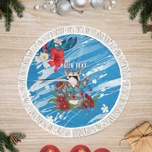 Australian Possum Eucalyptus Blossom Tree Skirt Christmas Vibe - Aussie Hoodie