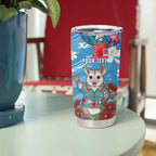 Australian Possum Eucalyptus Blossom Tumbler Cup Christmas Vibe - Aussie Hoodie