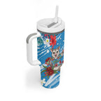 Australian Possum Eucalyptus Blossom Tumbler With Handle Christmas Vibe - Aussie Hoodie