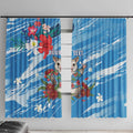 Australian Possum Eucalyptus Blossom Window Curtain Christmas Vibe - Aussie Hoodie