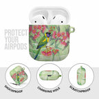 Australian Rainbow Lorikeet and Eucalyptus AirPods Case Spirit of Aussie Aboriginal Dot Art - Aussie Hoodie