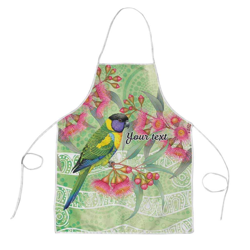Australian Rainbow Lorikeet and Eucalyptus Apron Spirit of Aussie Aboriginal Dot Art - Aussie Hoodie