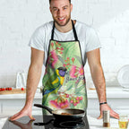Australian Rainbow Lorikeet and Eucalyptus Apron Spirit of Aussie Aboriginal Dot Art - Aussie Hoodie