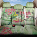 Australian Rainbow Lorikeet and Eucalyptus Back Car Seat Cover Spirit of Aussie Aboriginal Dot Art - Aussie Hoodie