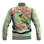 Australian Rainbow Lorikeet and Eucalyptus Baseball Jacket Spirit of Aussie Aboriginal Dot Art - Aussie Hoodie