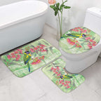 Australian Rainbow Lorikeet and Eucalyptus Bathroom Set Spirit of Aussie Aboriginal Dot Art - Aussie Hoodie