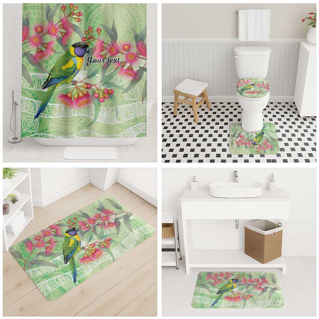 Australian Rainbow Lorikeet and Eucalyptus Bathroom Set Spirit of Aussie Aboriginal Dot Art - Aussie Hoodie